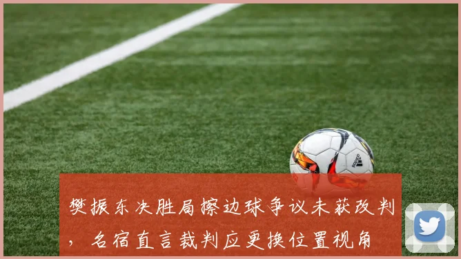 樊振东决胜局擦边球争议未获改判,名宿直言裁判应更换位置视角